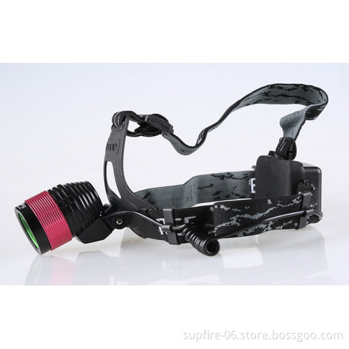 waterproof and rechargeable zoomable headlight SupFire HL01